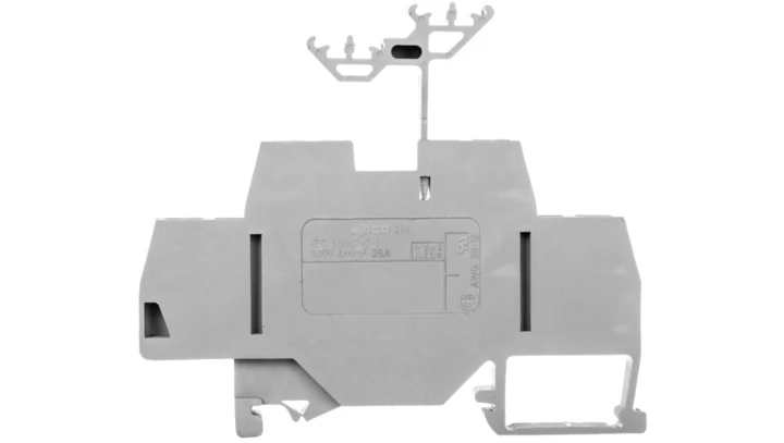 Złączka szynowa 2-piętrowa 4mm2 L / L szara 281-619 /50szt./
