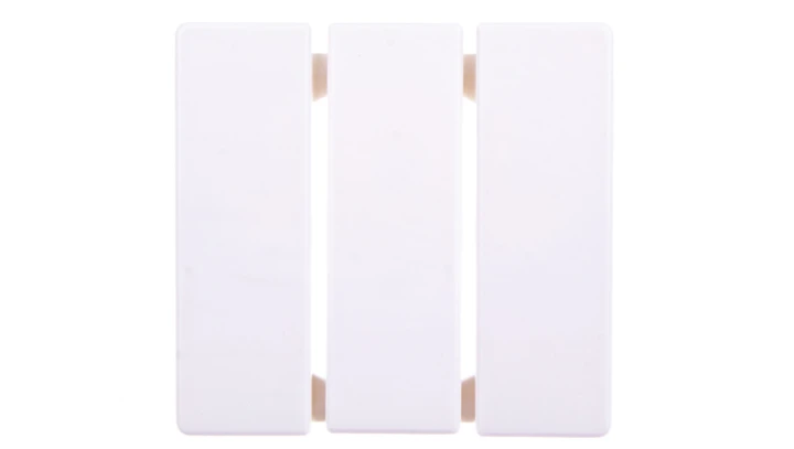 Klawisz 3-biegunowy przycisk biały tworzywo 16656089