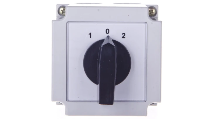 Łącznik krzywkowy 1-0-2 3P 10A w obudowie 4G10-26-PK