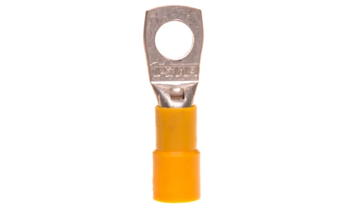 Końcówka oczkowa izolowana 25/M10 miedź cynowana KCI25F10