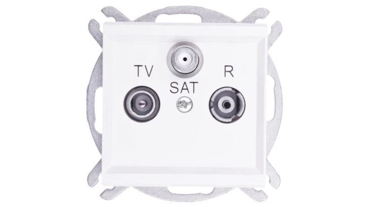 SONATA Gniazdo antenowe RTV-SAT końcowe ecru GPA-RS/m/27