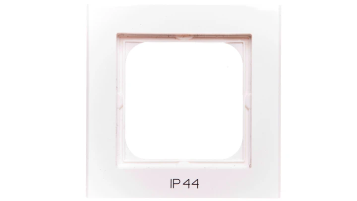 SONATA Ramka pojedyncza do łączników IP44 ecru RH-1R/27