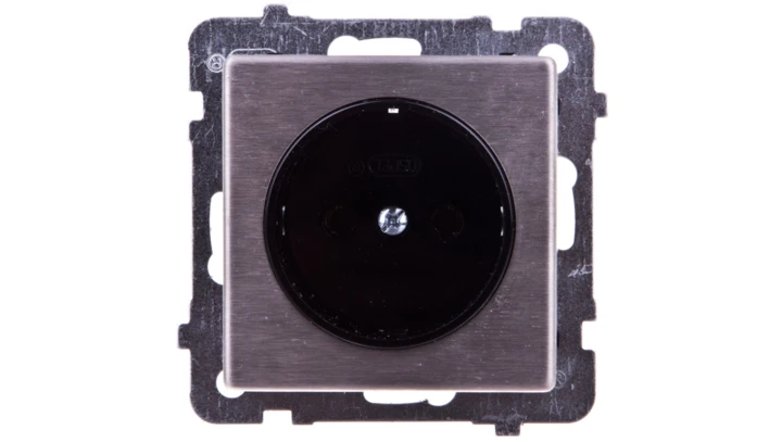 SONATA Gniazdo pojedyncze b/u stal inox GP-1RM/m/37