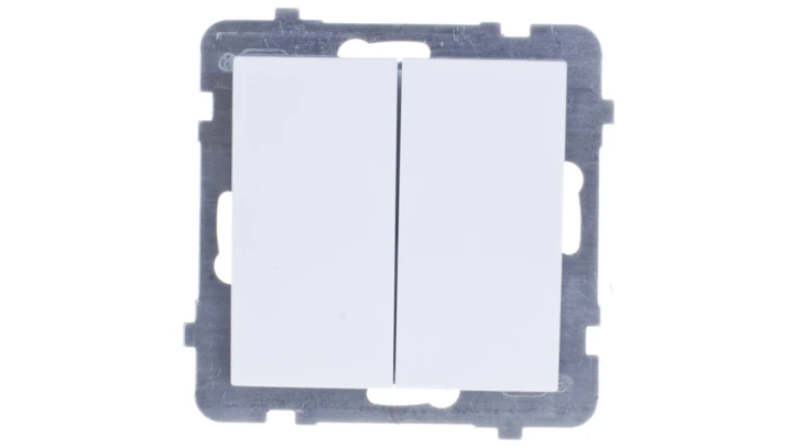 AS Łącznik świecznikowy biały ŁP-2G/m/00