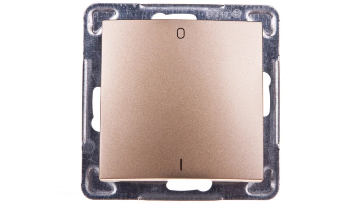 IMPRESJA Łącznik podwójny złoty metalik ŁP-11Y/m/28