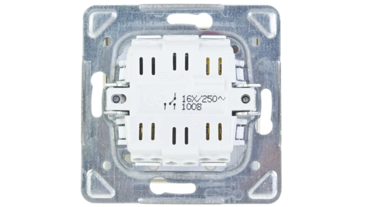IMPRESJA Łącznik kontrolny z podświetleniem ecru ŁP-12YS/m/27