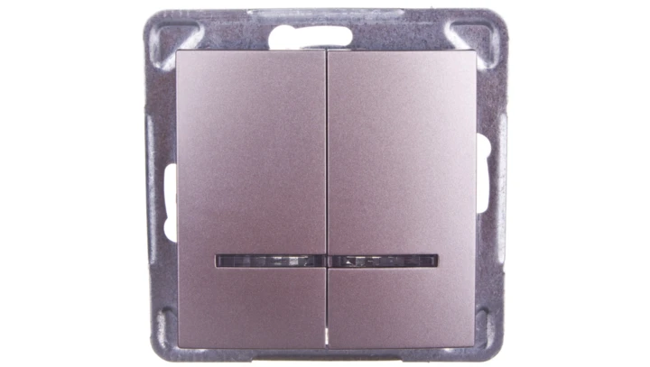 IMPRESJA Łącznik świecznikowy z podświetleniem tytan ŁP-2YS/m/23