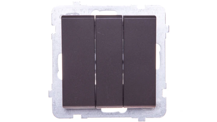 SONATA Łącznik potrójny czekoladowy metalik ŁP-13R/m/40