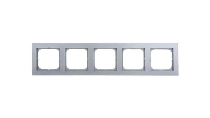 SONATA Ramka pięciokrotna srebro mat R-5R/38