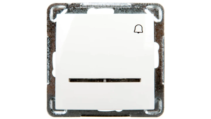 IMPRESJA Przycisk /dzwonek/ z podświetleniem ecru ŁP-6YS/m/27