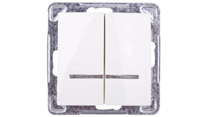 IMPRESJA Łącznik świecznikowy z podświetleniem ecru ŁP-2YS/m/27