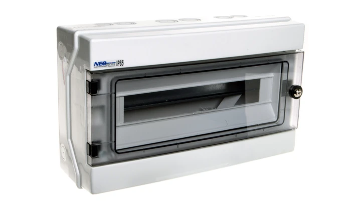 Rozdzielnica hermetyczna modułowa (500V AC ,1000V DC) 1x18 natynkowa IP65 RH-18/Z (z zamkiem) 36.19