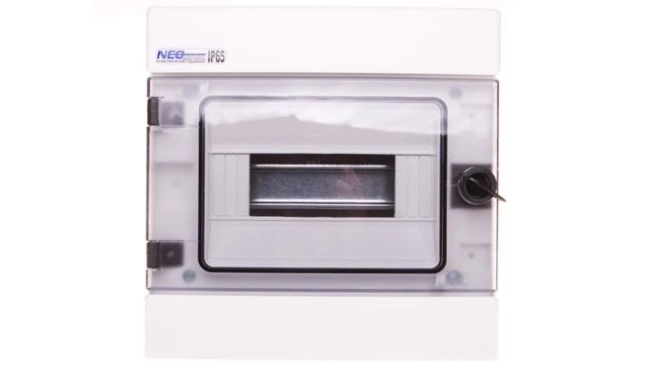 Rozdzielnica hermetyczna modułowa (500V AC ,1000V DC) 1x8 natynkowa IP65 RH-8 36.8