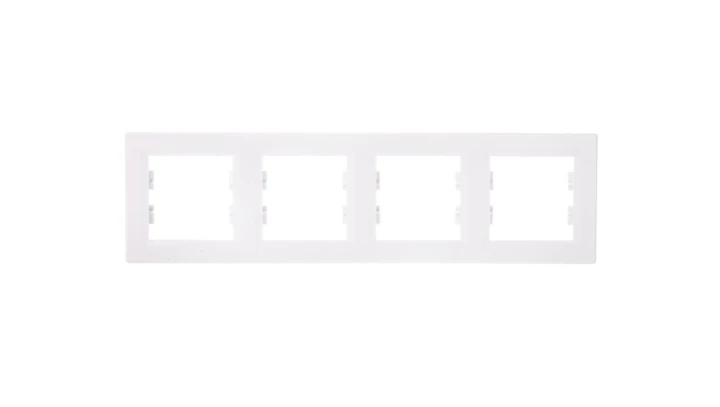 ASFORA Ramka poczwórna pozioma biała EPH5800421