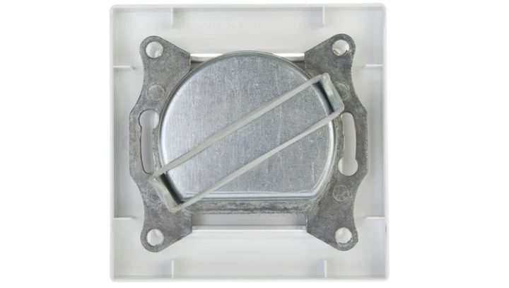 Gniazdo antenowe Asfora RTV przelotowe 4dB białe z ramką EPH3300221