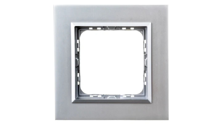 SONATA Ramka pojedyncza aluminium / srebrna metal R-1RAC/35/38