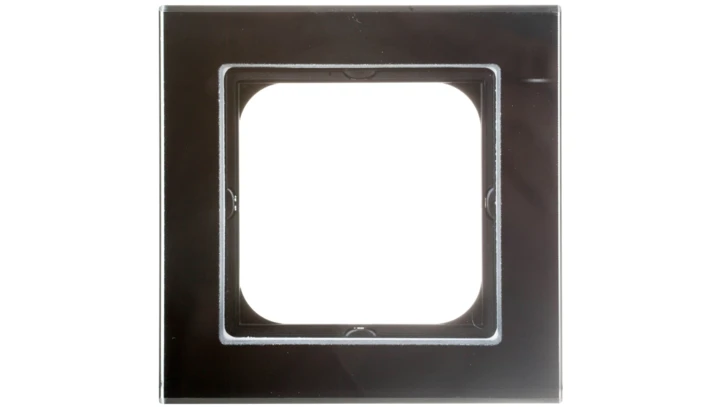 SONATA Ramka pojedyncza czarne szkło R-1RG/32