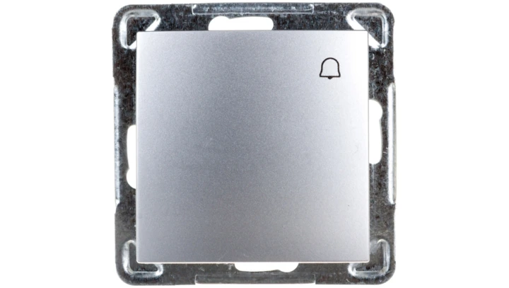 IMPRESJA Przycisk /dzwonek/ srebrny ŁP-6Y/m/18