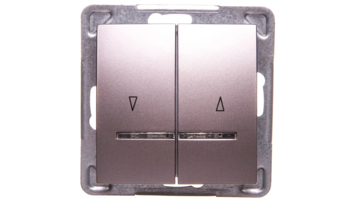 IMPRESJA Łącznik żaluzjowy z podświetleniem tytan ŁP-7YS/m/23