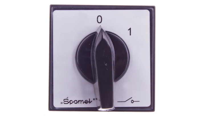 Łącznik krzywkowy 0-1 1P 16A do wbudowania ŁK15-1.825P03