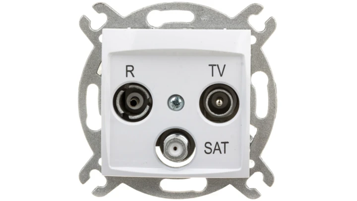 CARLA Gniazdo antenowe R-TV-SAT koncowe 1753-10