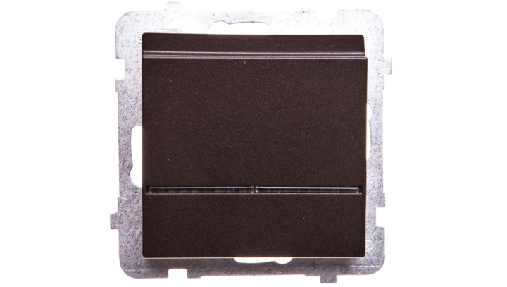 SONATA Łącznik hotelowy z podświetleniem czekoladowy metalik ŁP-15RS/m/40