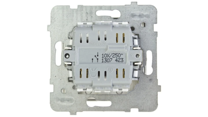 AS Łącznik kontrolny z podświetleniem biały ŁP-12GS/m/00