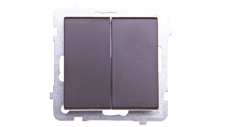 SONATA Łącznik schodowy + pojedynczy czekoladowy metalik ŁP-9R/m/40