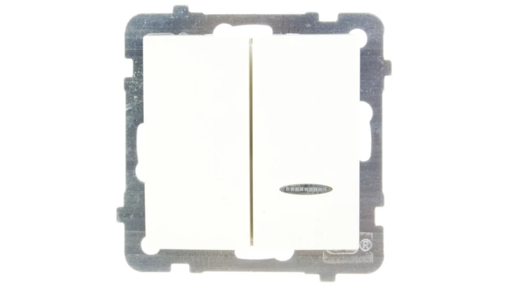 AS Łącznik świecznikowy z podświetleniem ecru ŁP-2GS/m/27