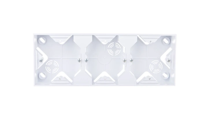 IMPRESJA Puszka natynkowa potrójna biały PNP-3Y/00