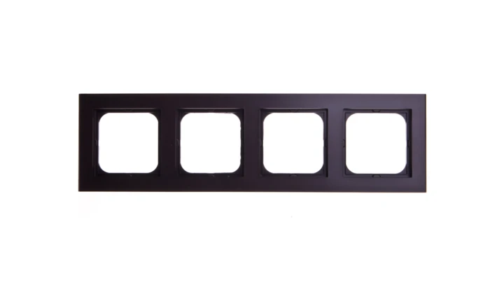 SONATA Ramka poczwórna czekoladowy metalik R-4R/40