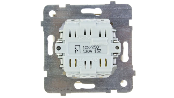 AS Przycisk /światło/ z podświetleniem ecru ŁP-5GS/m/27