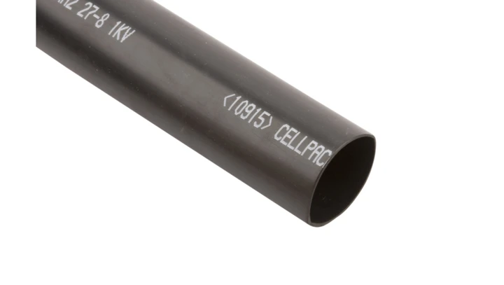 Rura termokurczliwa pogrubiana z klejem, czarna, SRH2 27-8 1000mm, 127419