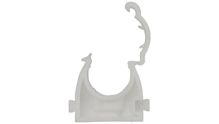 Uchwyt zamknięty do rur gładkich UZ 16 biały 68041 /100szt./