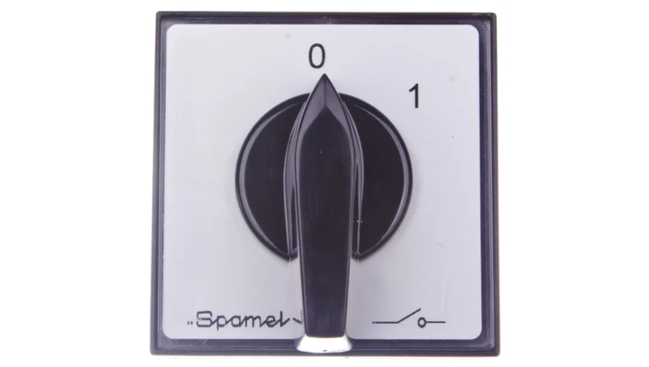 Łącznik krzywkowy 0-1 2P 16A do wbudowania ŁK15-1.828P03