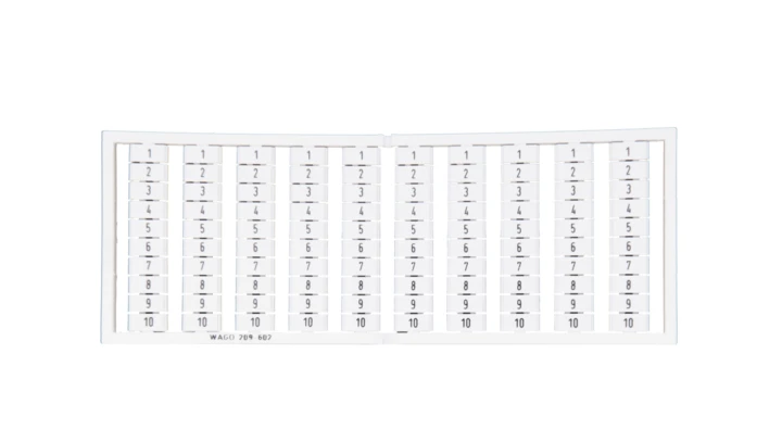 Ramka z oznacznikami 10x 1-10 209-602 /5szt./
