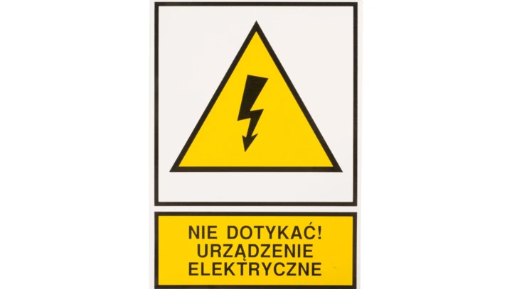 Tabliczka /znak ostrzegawczy/ TZO 148X210S /N.D.U.E./ E04TZ-01011140100 /10szt./