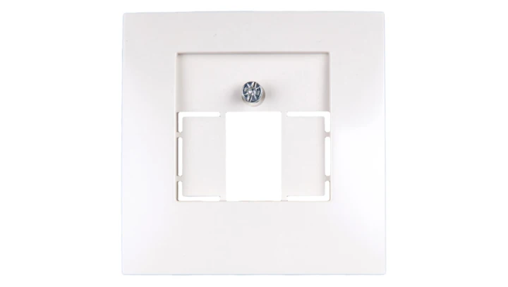 Berker/B.Kwadrat Element centralny gniazda TAE i głośnikowego kremowy 5310338982
