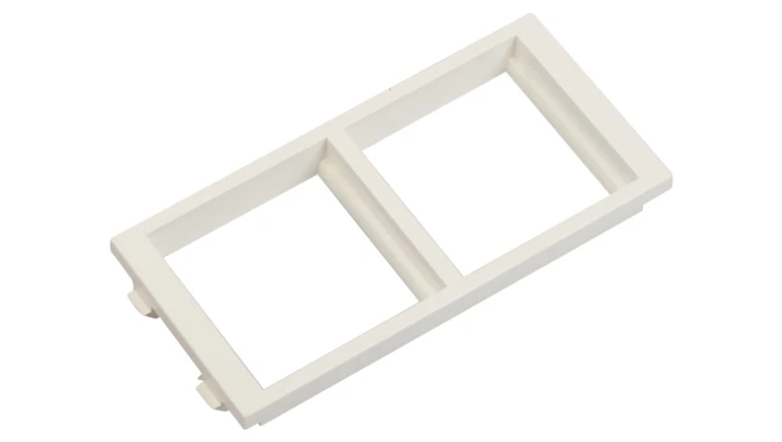 Simon Connect Ramka CIMA podwójna 2xK45 pionowa czysta biel S62/9