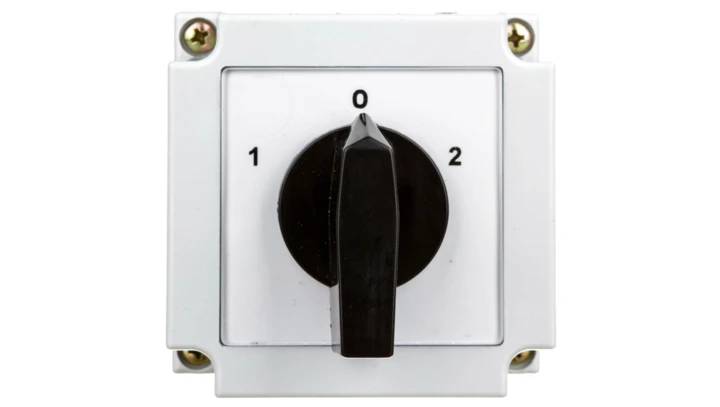 Łącznik krzywkowy 1-0-2 1P 10A w obudowie 4G10-51-PK R014 63-840340-011