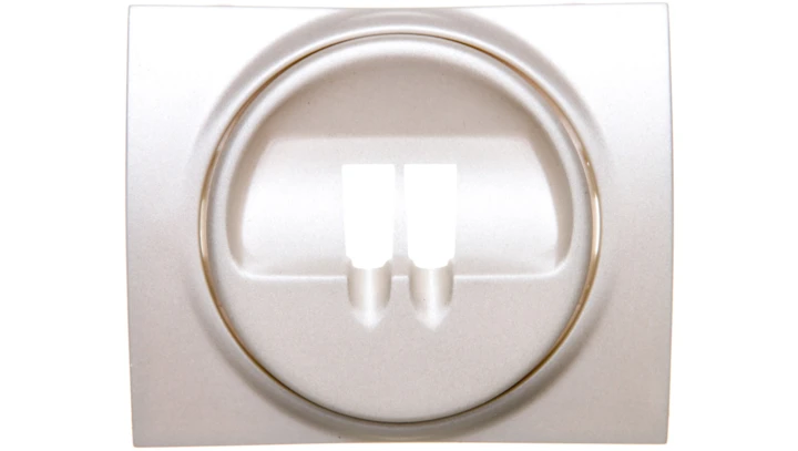 SISTENA LIFE Plakietka gniazda głośnikowego pojedynczego pearl 771500