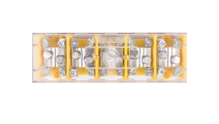 Odgałęźnik instalacyjny 5-torowy (zacisk: 5x25mm2 - 5x4x10mm2) LZ5x25/10 wyk.11P 84061004