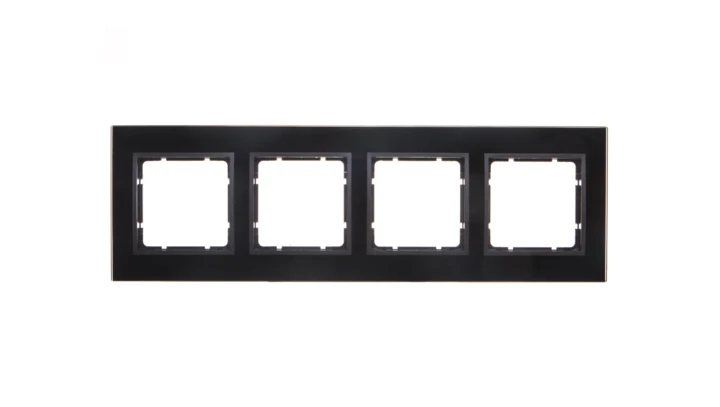Berker B.7 Ramka antracyt 4-krot. Szklana 10146616