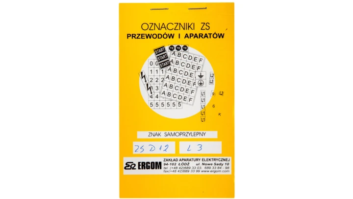 Znaki samoprzylepne ZS D12/L3 E04ZP-02030400700