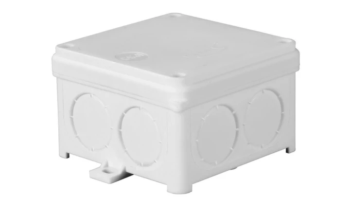 Puszka n/t hermetyczna pusta 88x88x55mm IP67 biała N80x80S odporna na UV 35133206