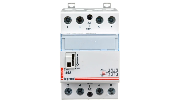 Stycznik modułowy 63A 4Z 0R 24V AC SM363 412512