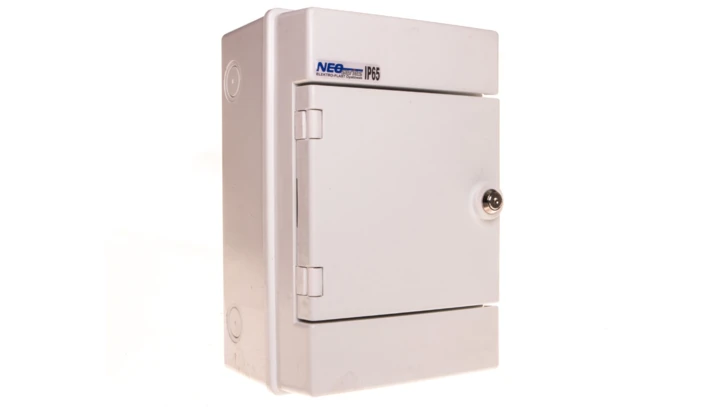 Rozdzielnica hermetyczna modułowa (500V AC ,1000V DC) 1x4 natynkowa IP65 RH-4ZB (z zamkiem) 36.06