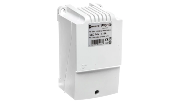 Transformator 1-fazowy bezpieczeństwa PVS 100 230/ 24V 4,16A, w obudowie, IP54, Ta 40, 16024-9946