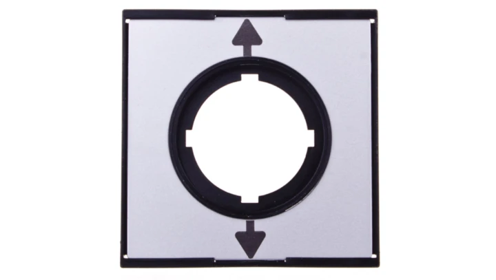 Tabliczka opisowa aluminium kwadratowa STRZAŁKI GÓRA/DÓŁ M22-XCK3 290260