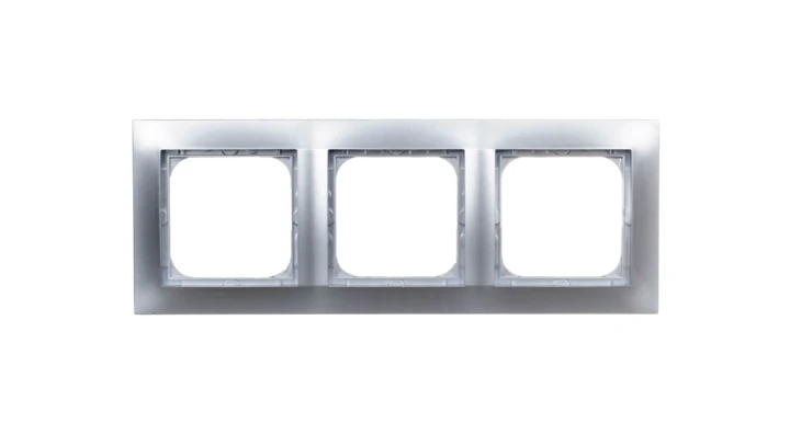 IMPRESJA Ramka potrójna srebrna R-3Y/18